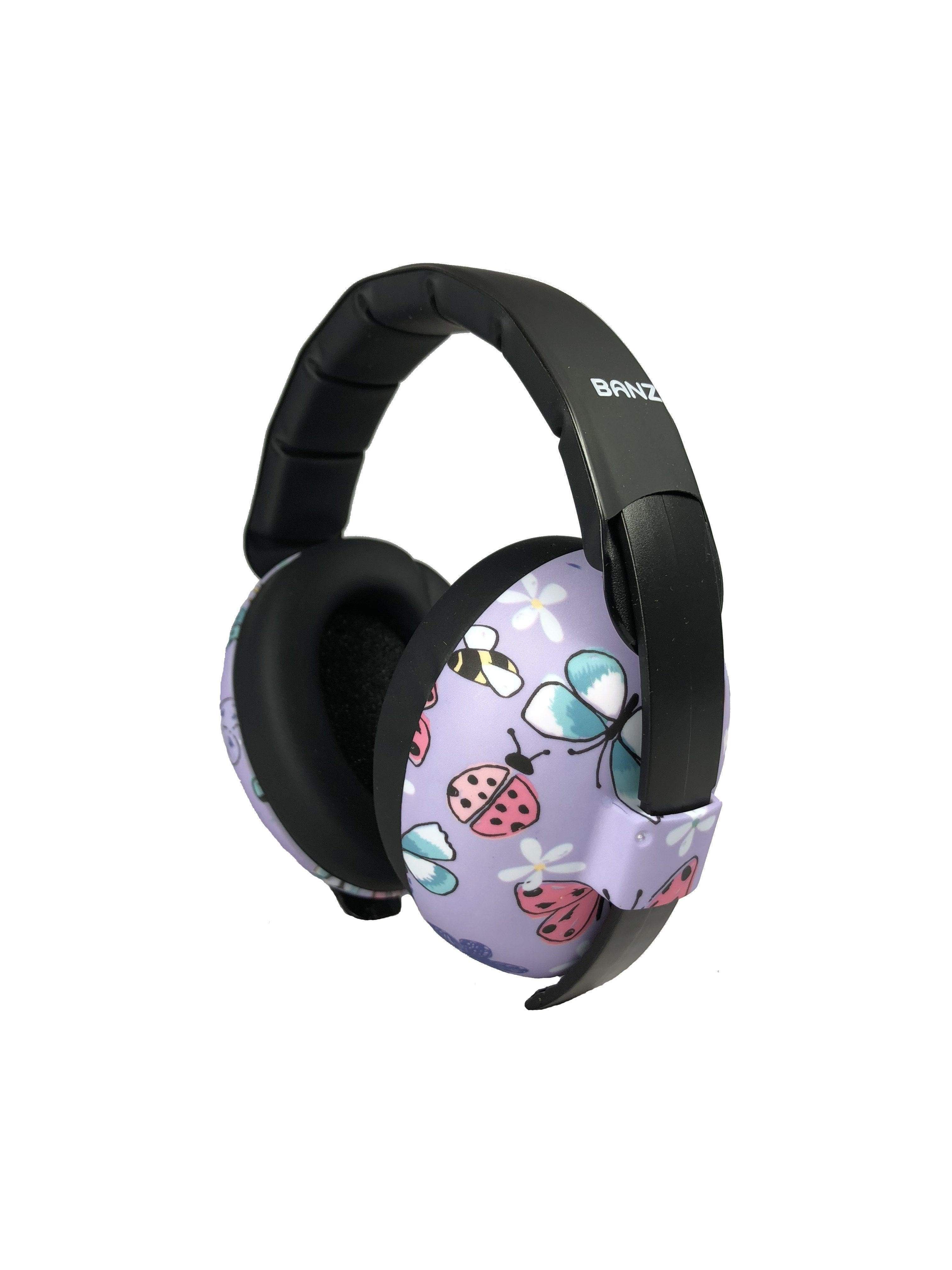 Baby Hearing Protection Earmuffs - (Prints) Butterflies / 0-2 years old