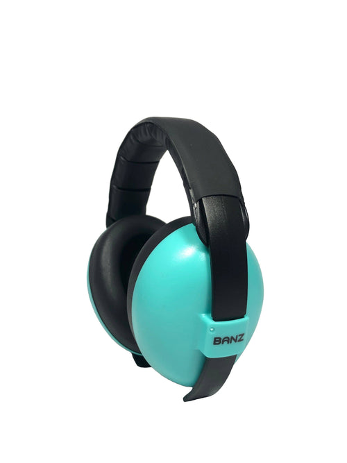Baby Hearing Protection Earmuffs (Solid Colors) Lagoon / 0-2 years old