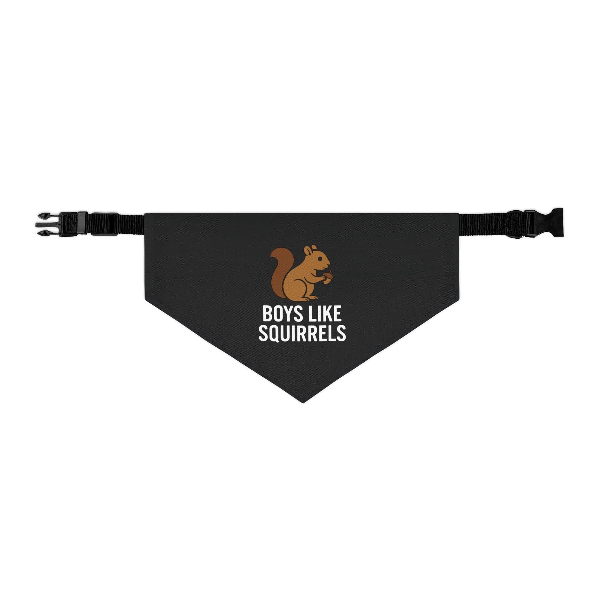 Boys Like Squirrels Pet Bandana L