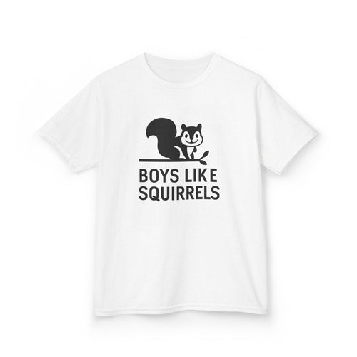 Boys Like Squirrels - Youth Tee UK XS / White