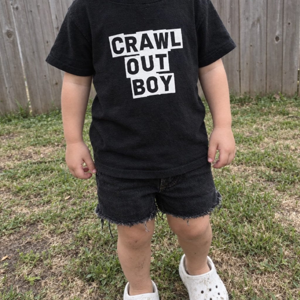 Crawl Out Boy - Toddler Tee UK