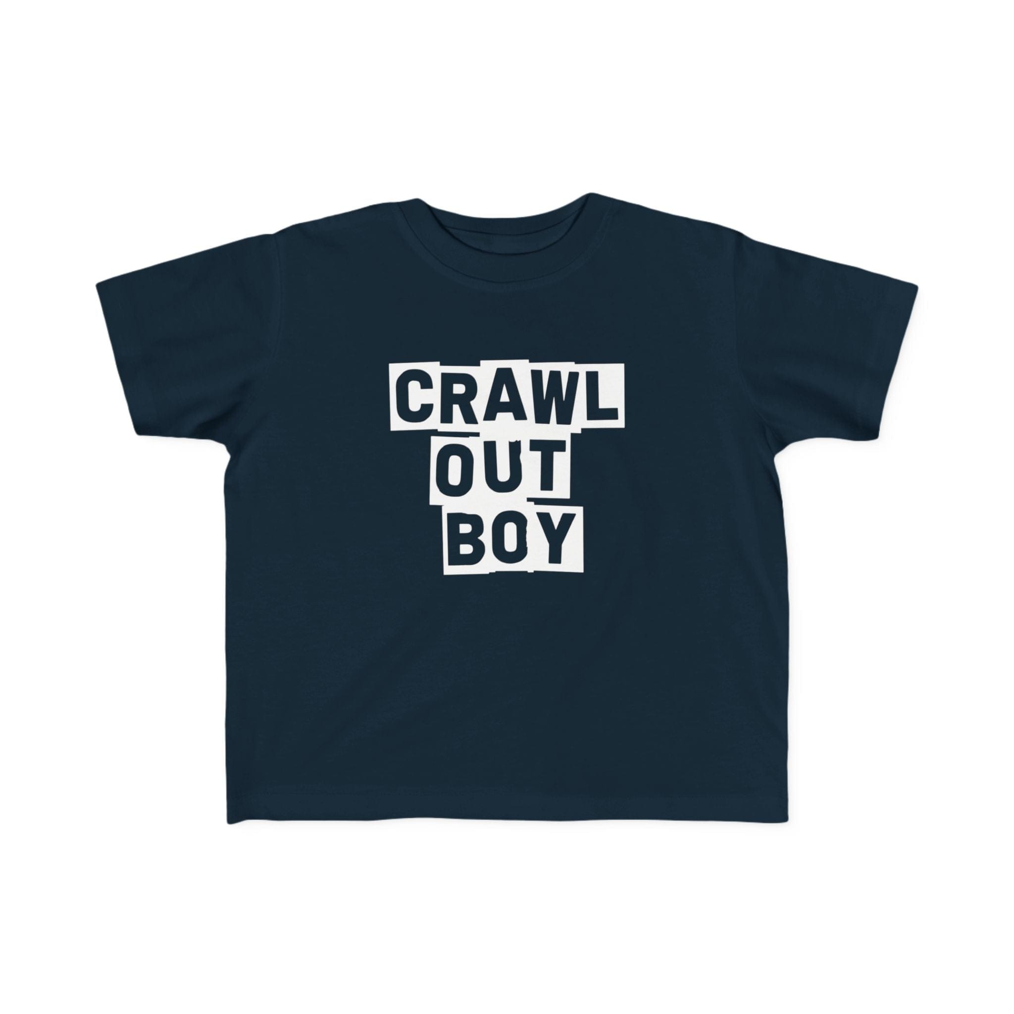 Crawl Out Boy - Toddler Tee UK Navy / 2T