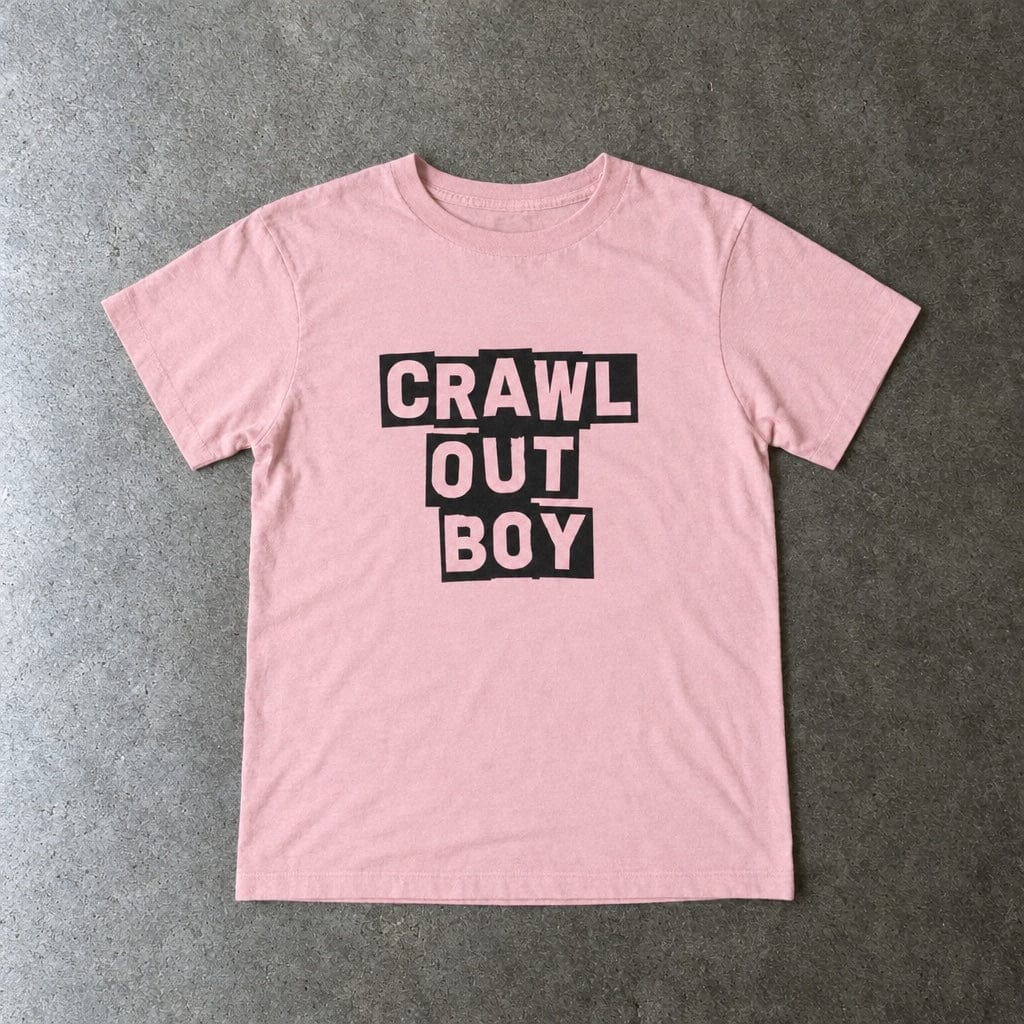 Crawl Out Boy - Toddler Tee UK Pink / 2T