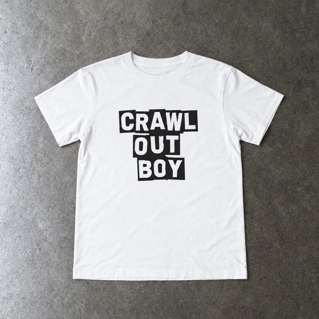 Crawl Out Boy - Toddler Tee UK White / 2T