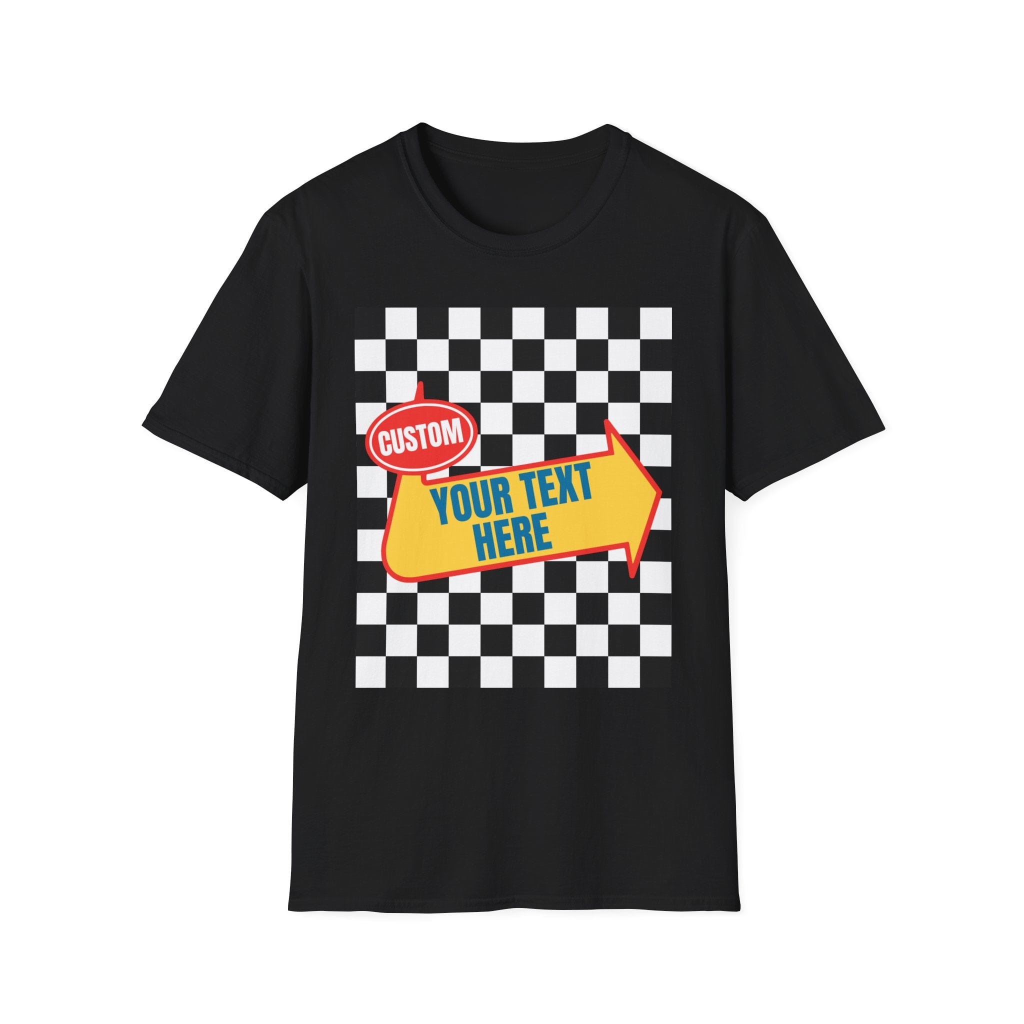 Customizable Warped Tour Themed Adult Tee XS / Black