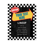 Customizable Warped Tour Themed Lineup Poster 11″ x 14″ (Vertical) / Semi Glossy