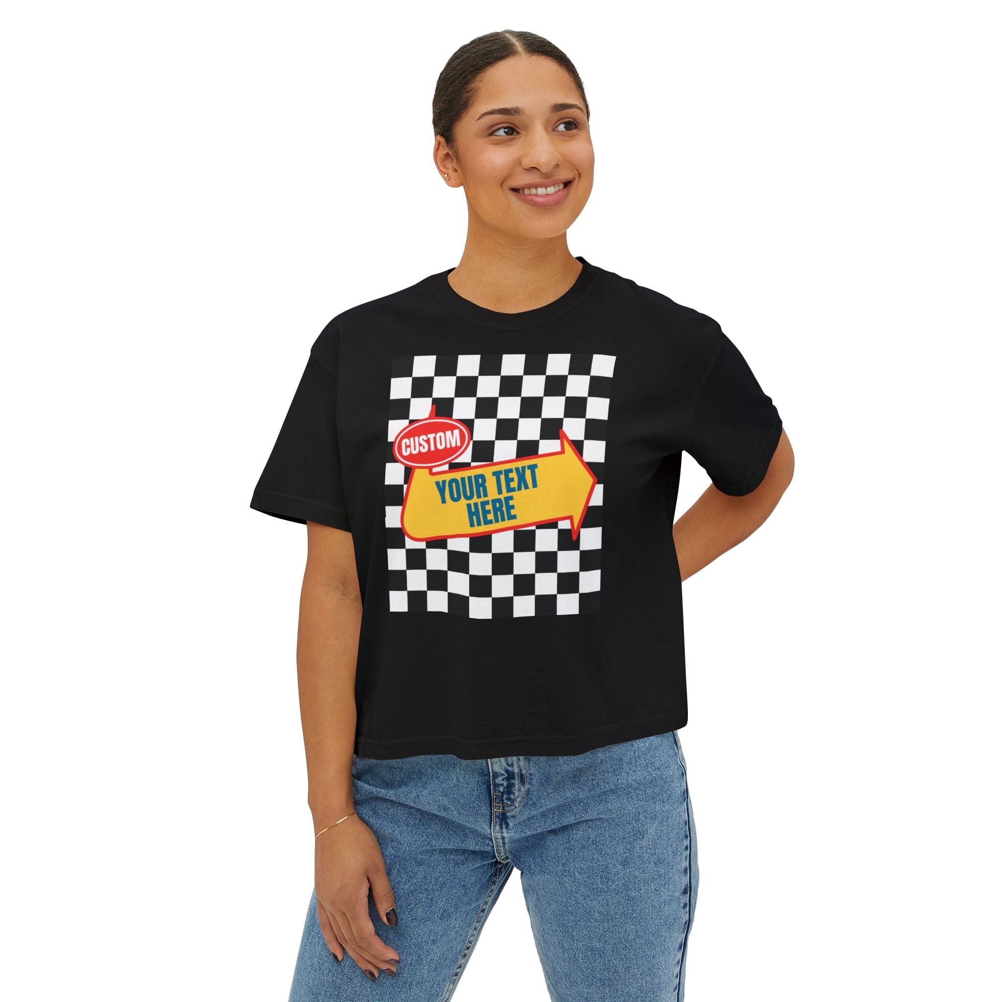 Customizable Warped Tour Themed - Women's Boxy Tee