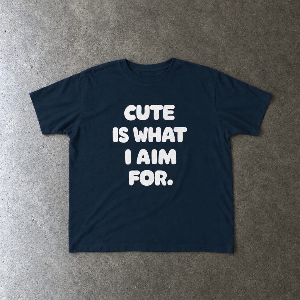 Cute Is What I Aim For - Toddler Tee UK Navy / 2T