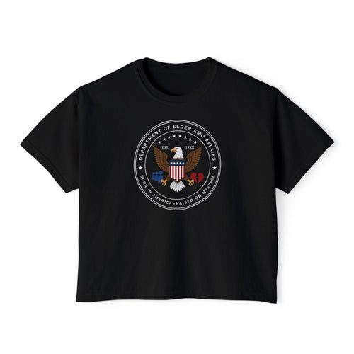 Dept of Elder Emo Affairs Crop Black / S