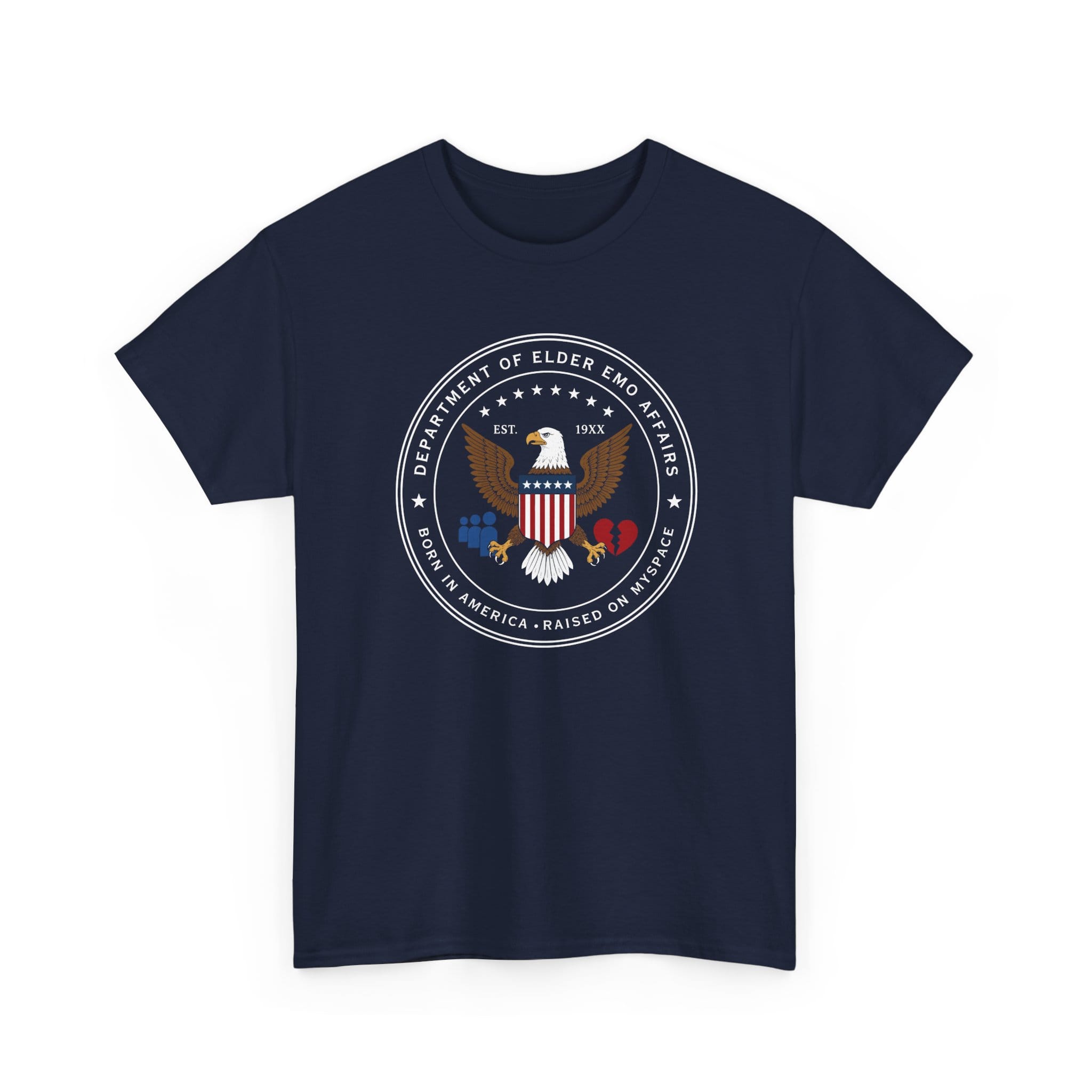 Dept of Elder Emo Affairs Tee Navy / S