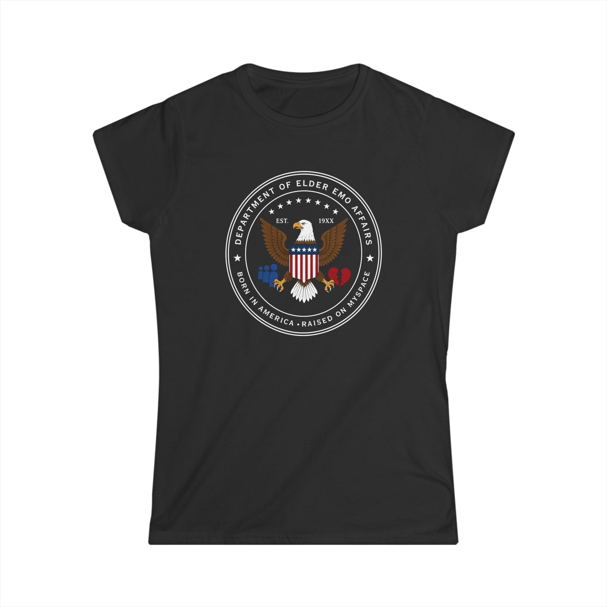 Dept of Elder Emo Affairs - Women's Tee S / Black