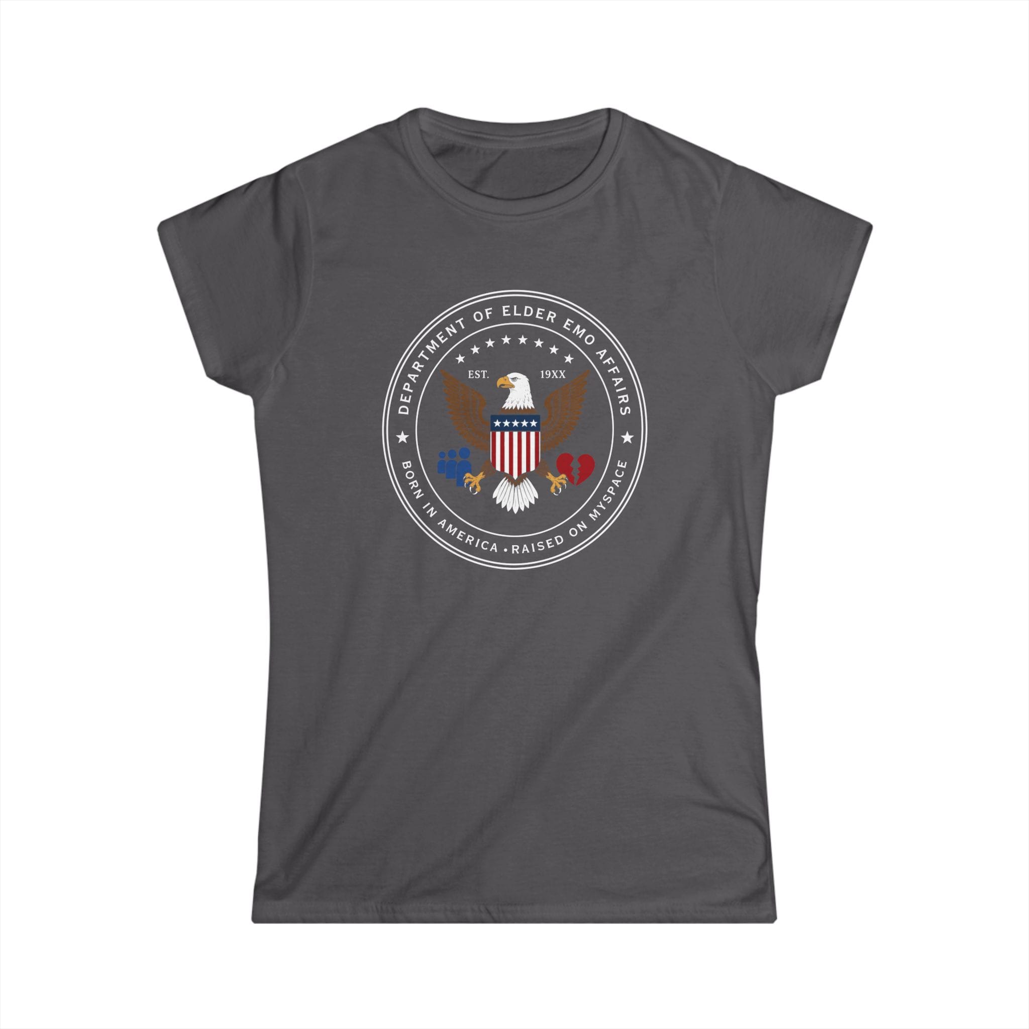 Dept of Elder Emo Affairs - Women's Tee S / Charcoal