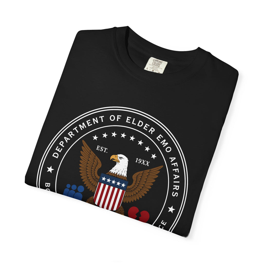Dept of Elder Emo Tee on Comfort Colors