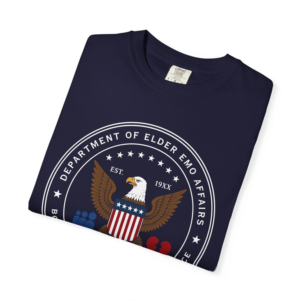 Dept of Elder Emo Tee on Comfort Colors