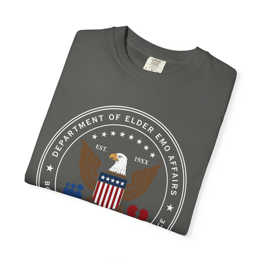 Dept of Elder Emo Tee on Comfort Colors