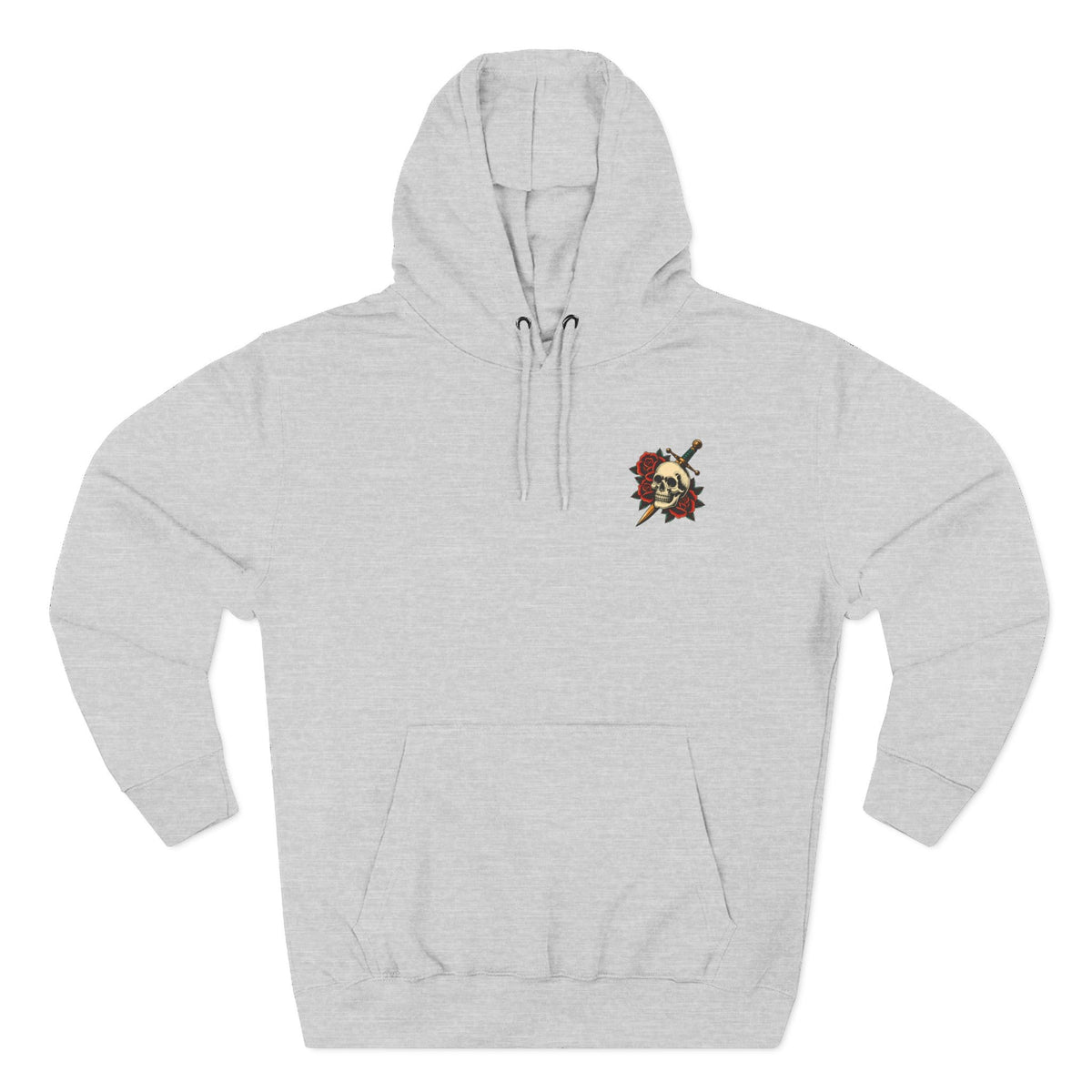 Elder Emo Club Skull & Dagger Hoodie UK Heather Grey / S