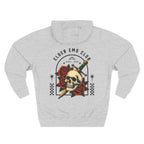 Elder Emo Club Skull & Dagger Hoodie XS / Heather Grey