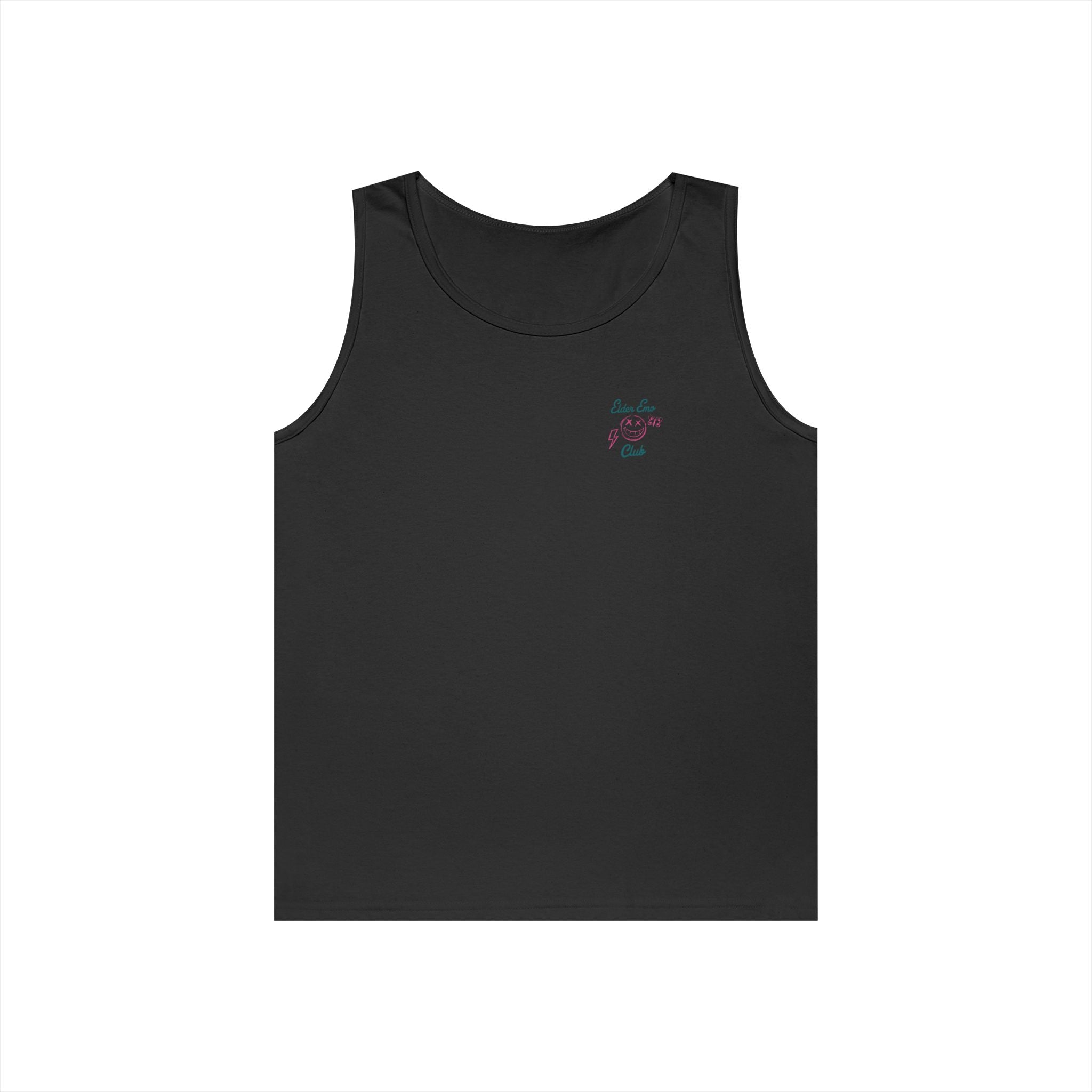 Elder Emo Club Smiley Tank S / Black