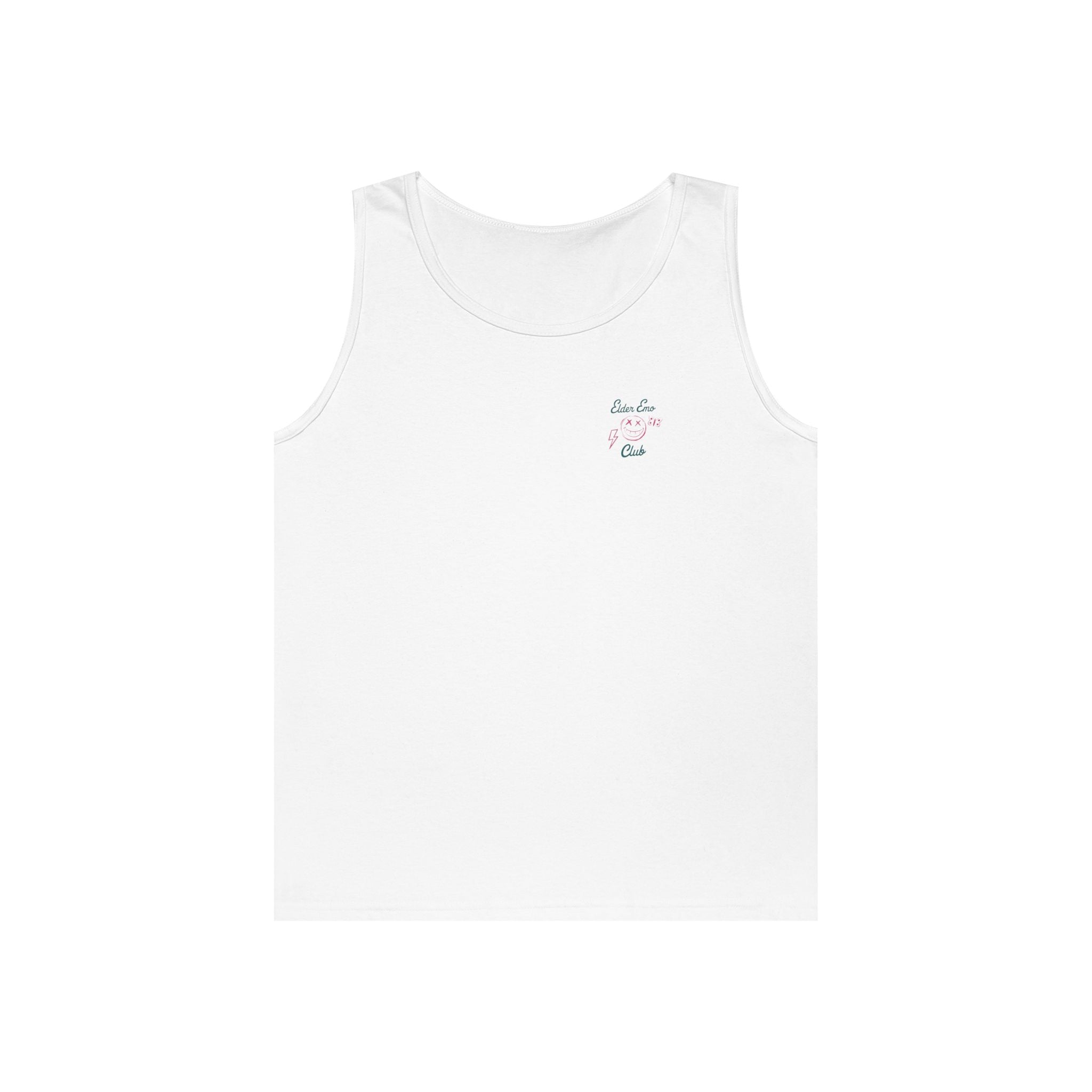 Elder Emo Club Smiley Tank S / White
