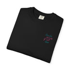 Elder Emo Club Smiley Tee on Comfort Colors