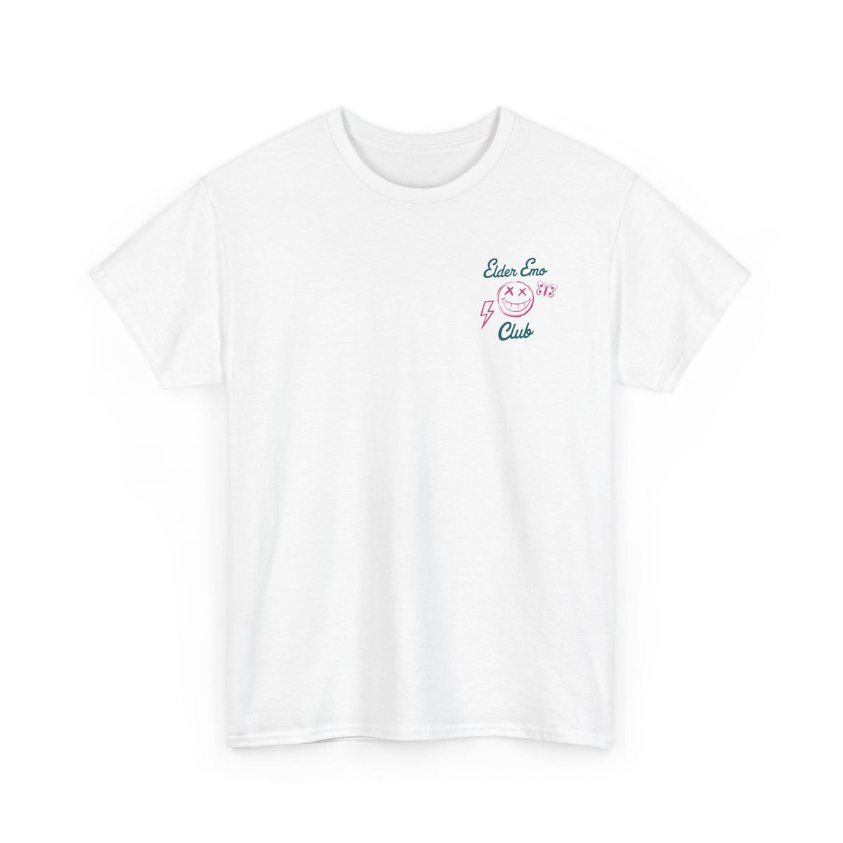 Elder Emo Club Smiley Tee S / White