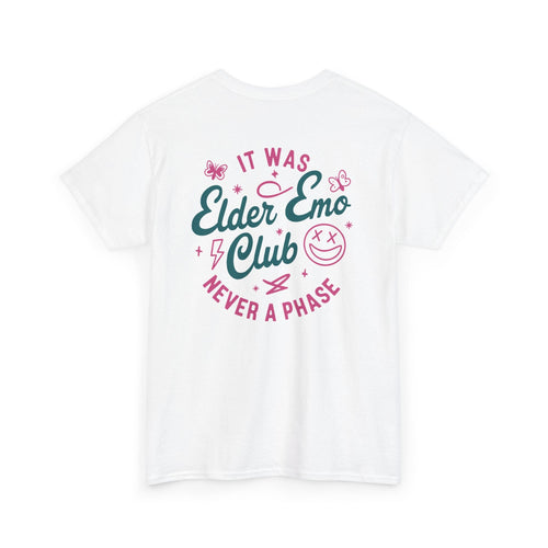 Elder Emo Club Smiley Tee S / White