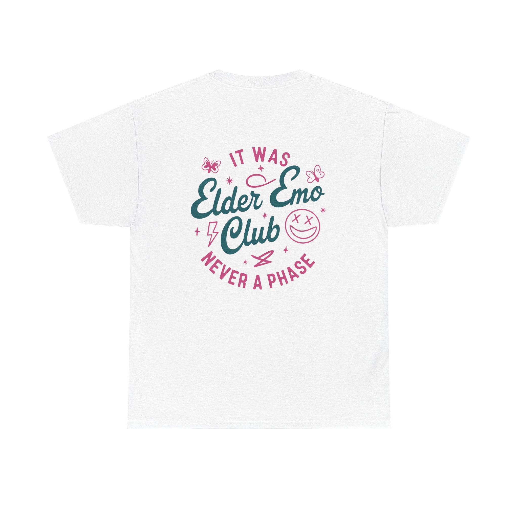 Elder Emo Club Smiley Tee White / S