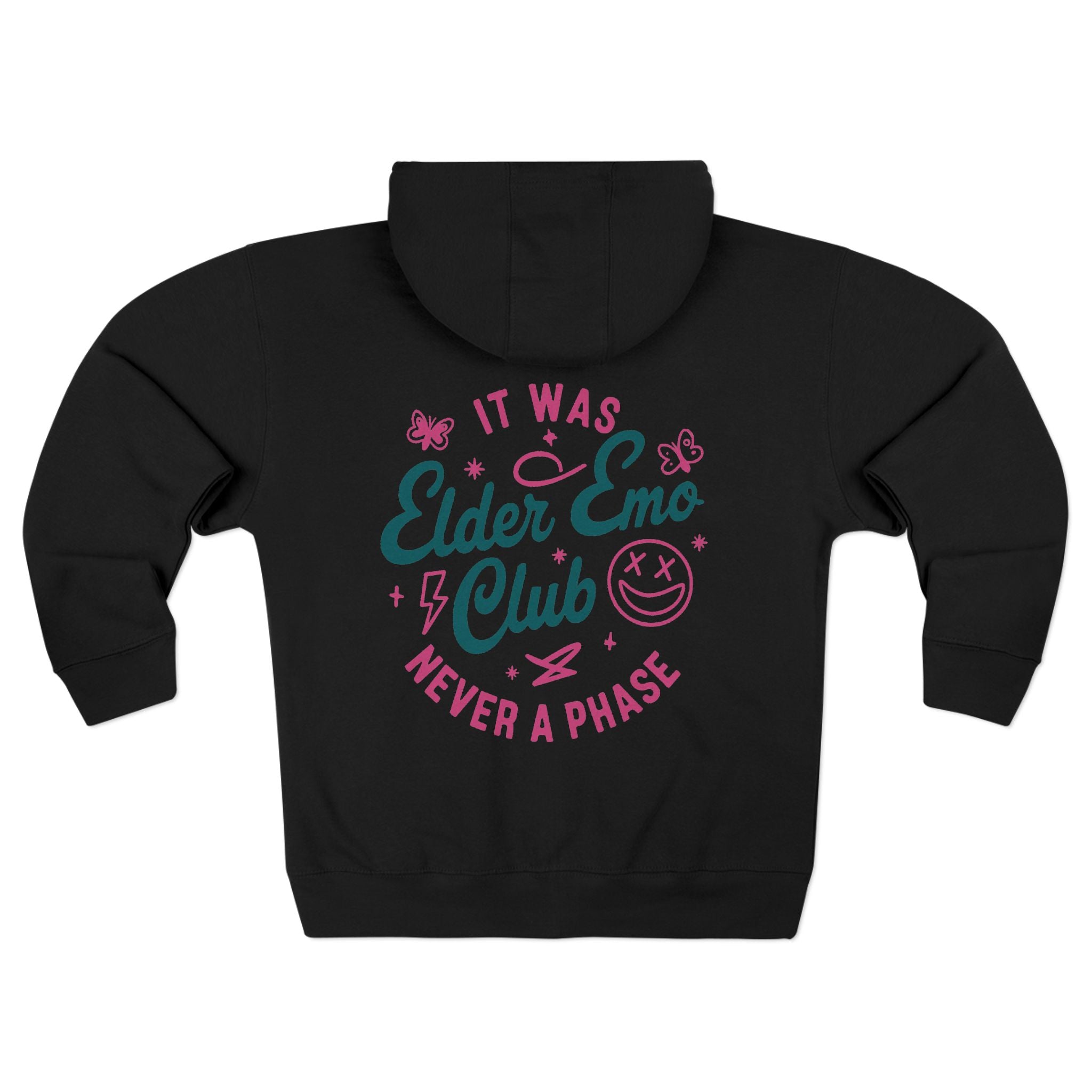 Elder Emo Club Zip-up Hoodie UK