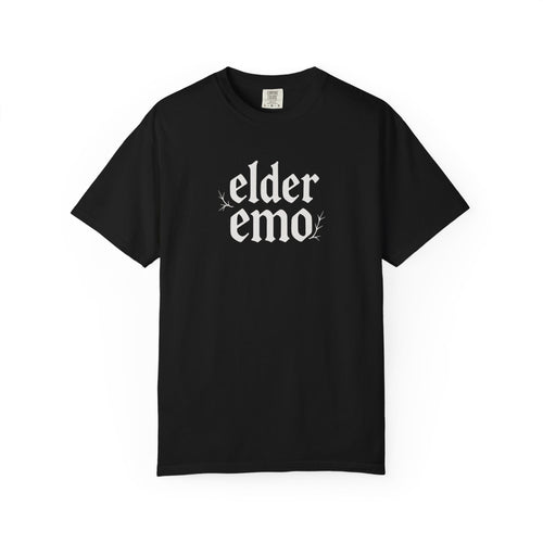Elder Emo Gothic Tee on Comfort Colors Black / S