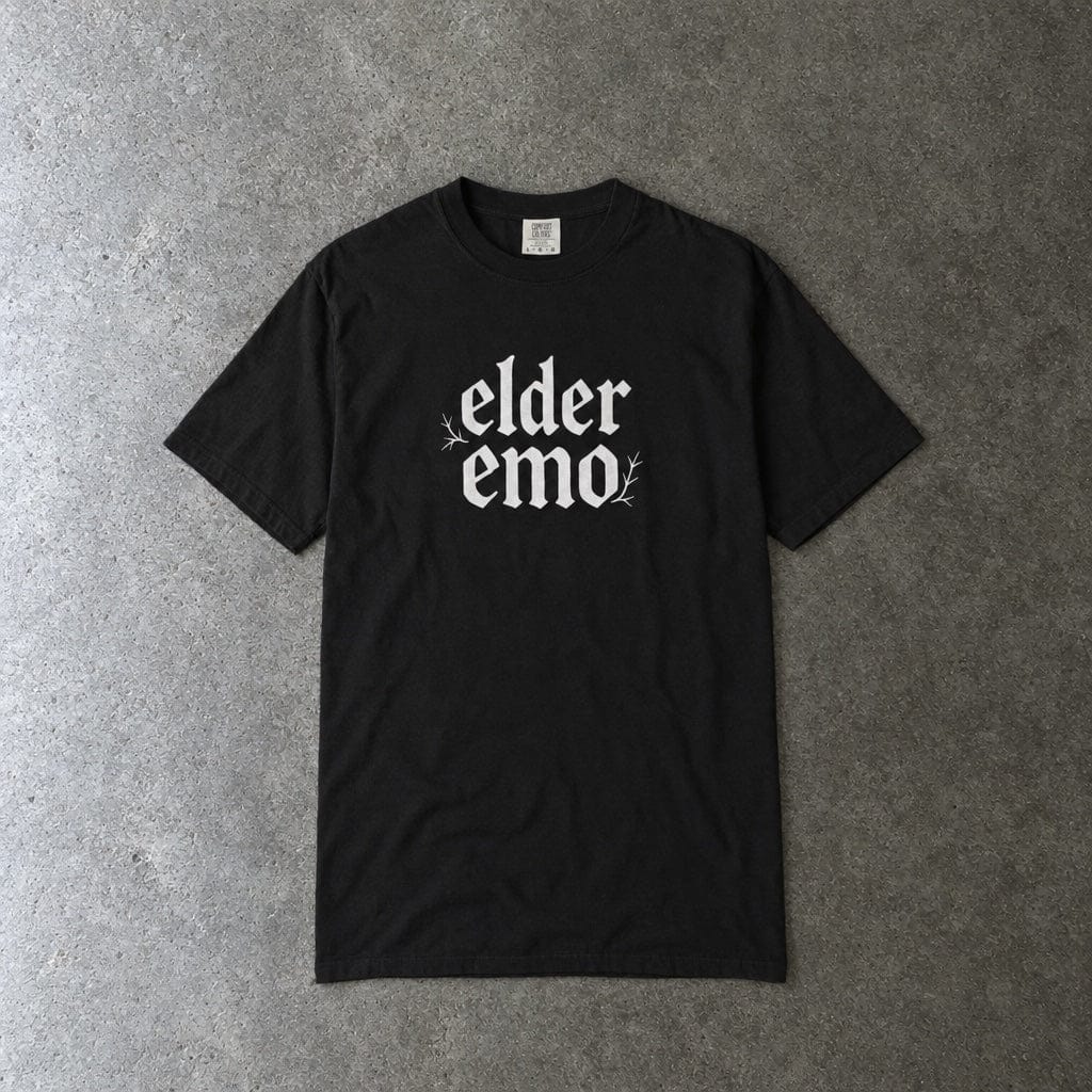 Elder Emo Gothic Tee on Comfort Colors Black / S