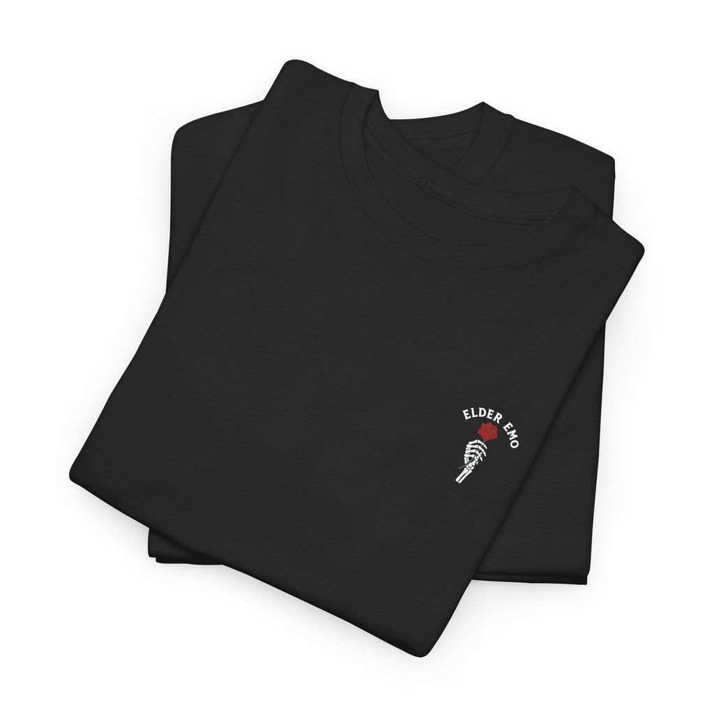 Elder Emo Rose Badge Tee