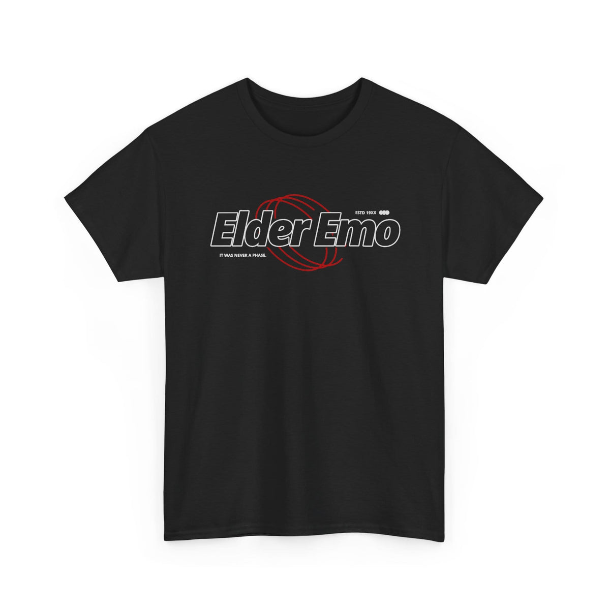 Elder Emo Was Never A Phase Tee S / Black