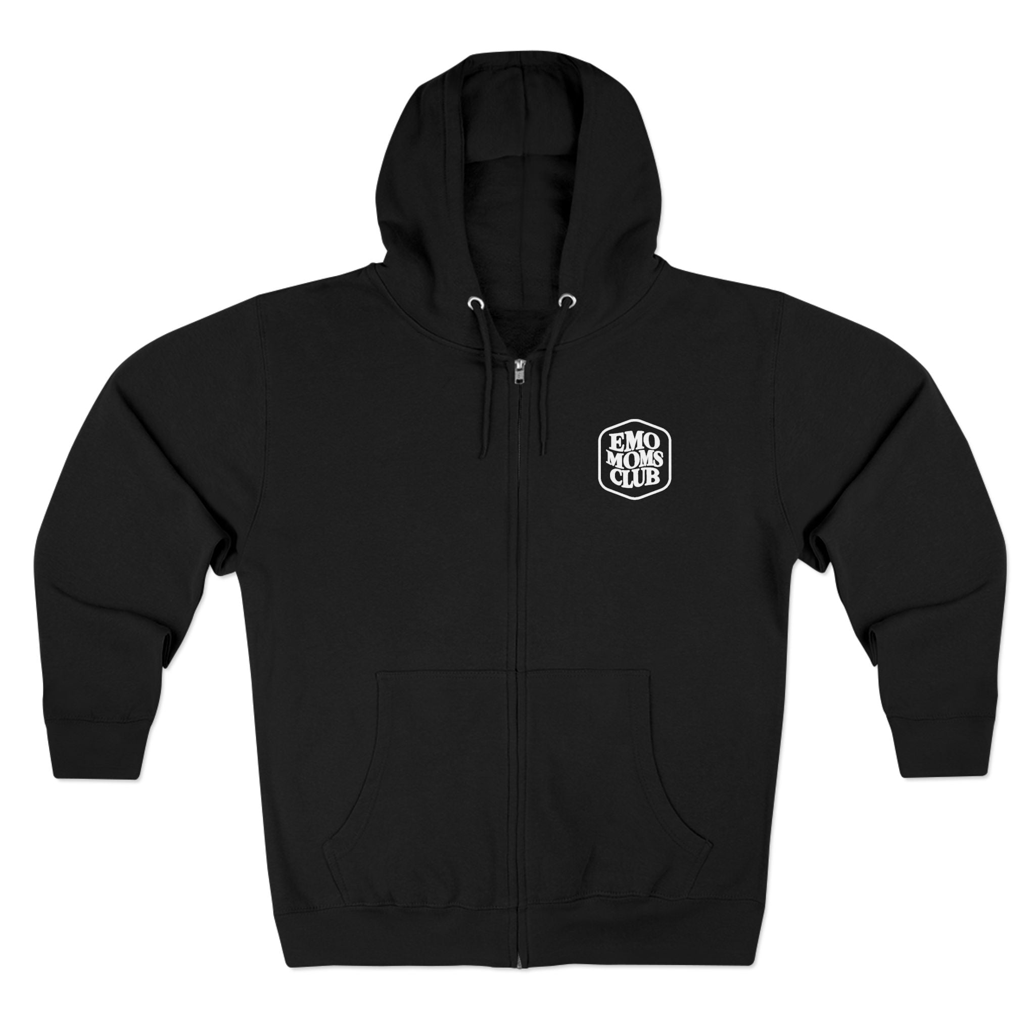 Emo Moms Club Zip-up Hoodie UK S / Black