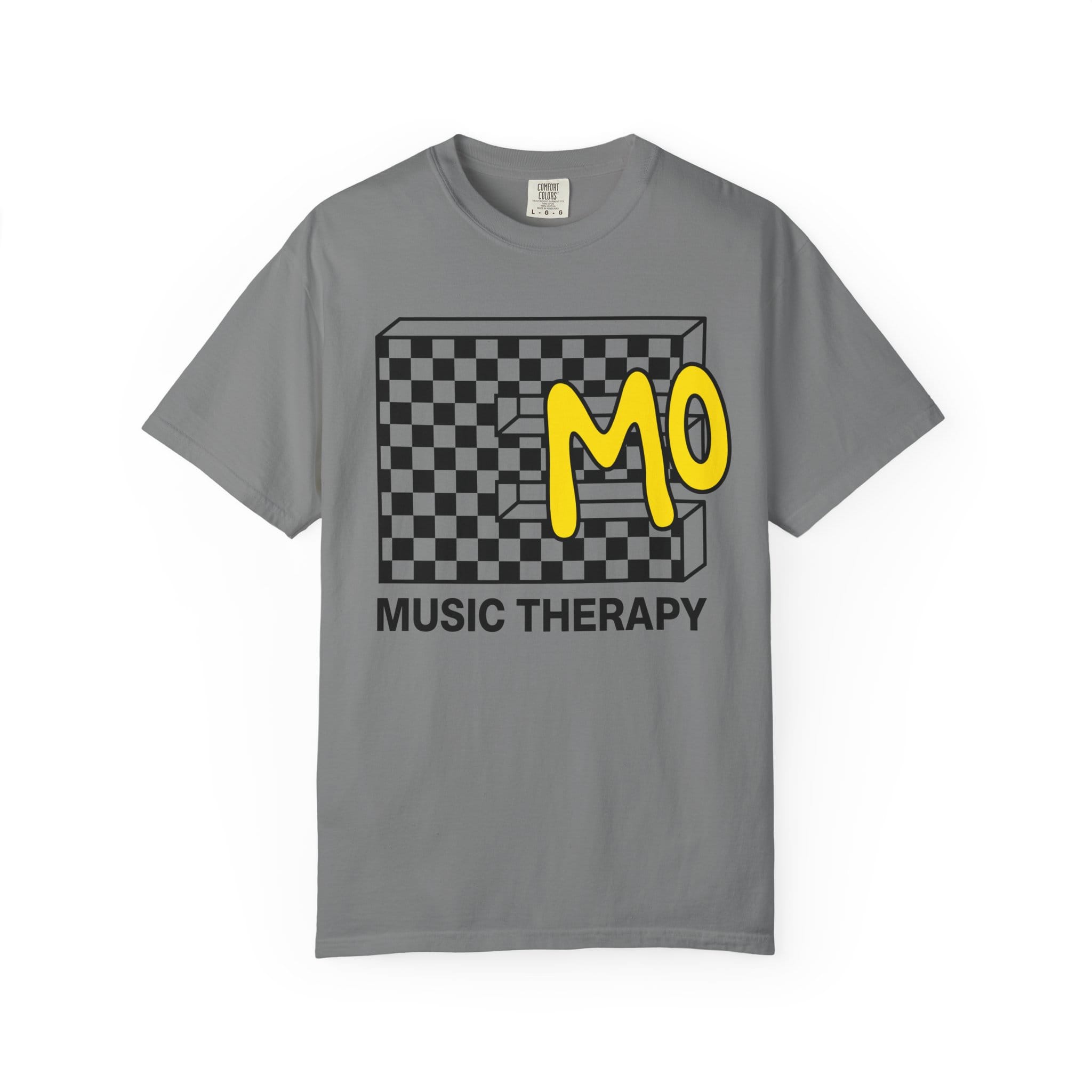 Emo Music Therapy BYW Tee on Comfort Colors Grey / S