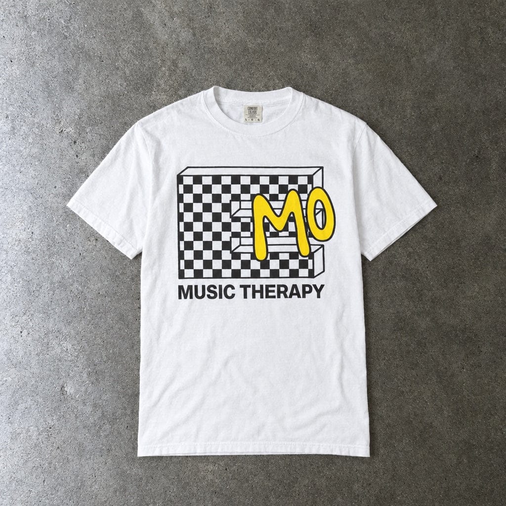 Emo Music Therapy BYW Tee on Comfort Colors White / M