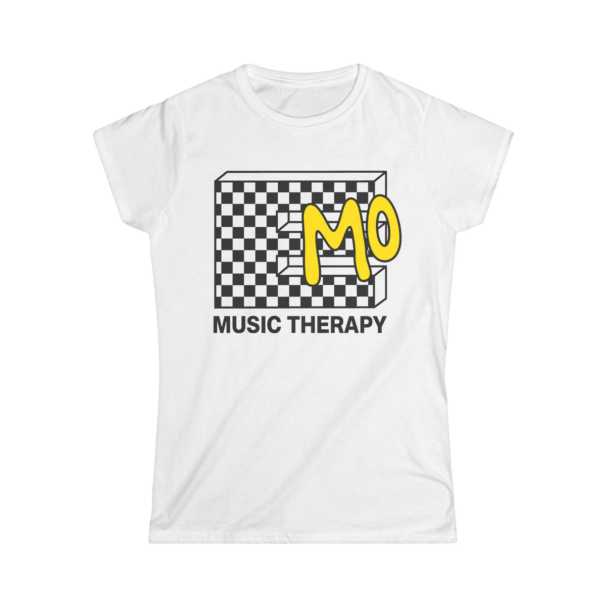 Emo Music Therapy BYW - Women's Tee UK S / White