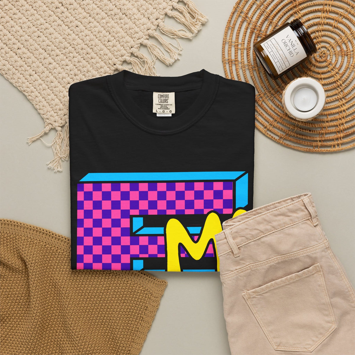 Emo Music Therapy Tee on Comfort Colors
