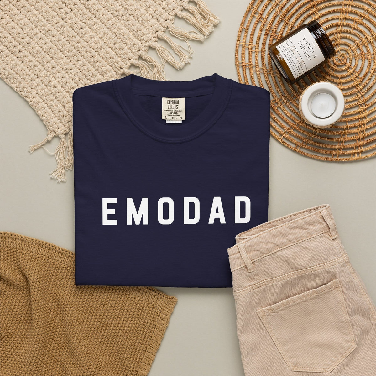 emodad Tee on Comfort Colors