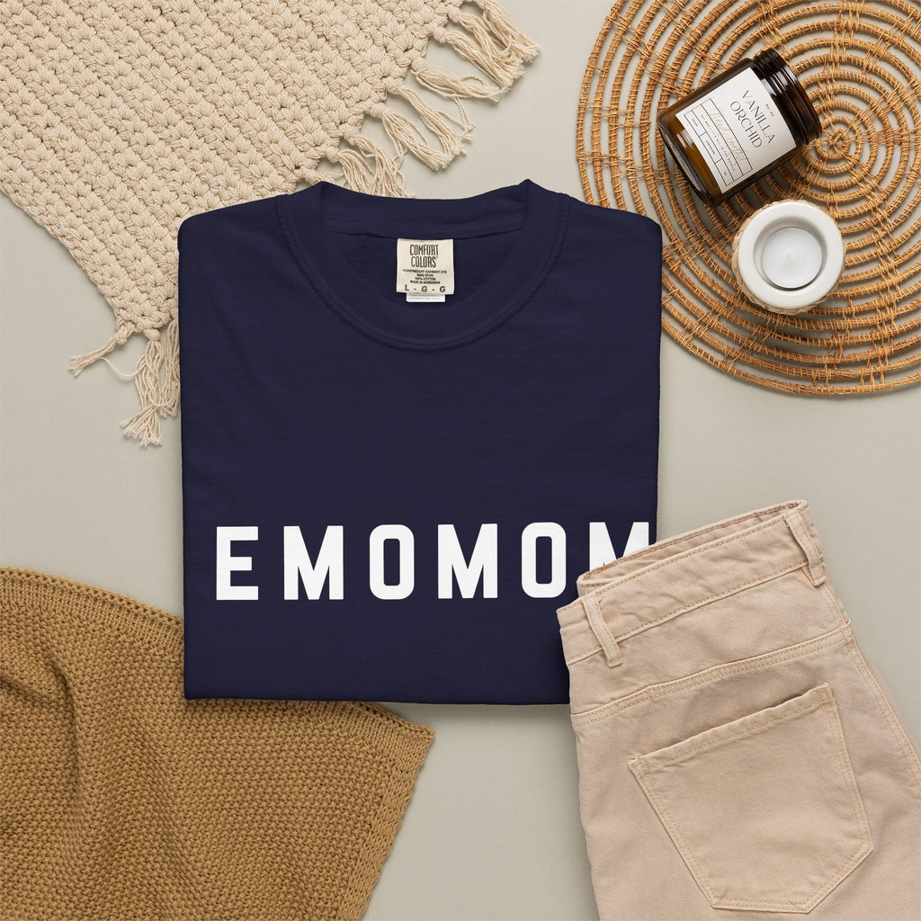 emomom Tee on Comfort Colors