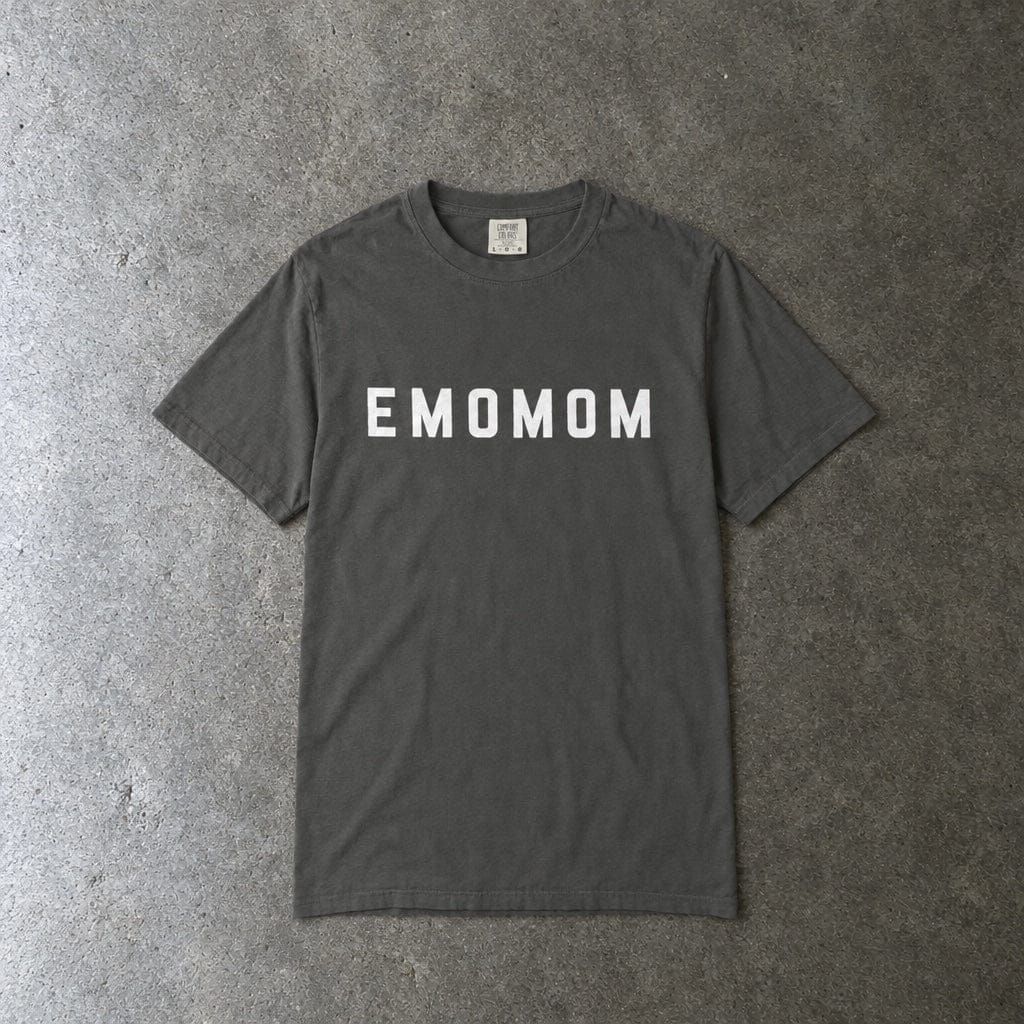 emomom Tee on Comfort Colors Pepper / M