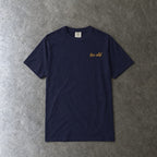 I'm Too Old For This Pit Danny Tee on Comfort Colors in true navy, laid flat