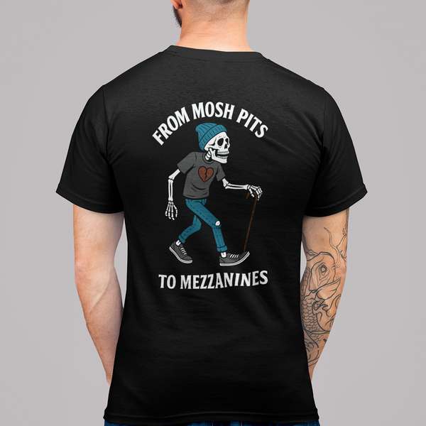 From Mosh Pits to Mezzanines Tee