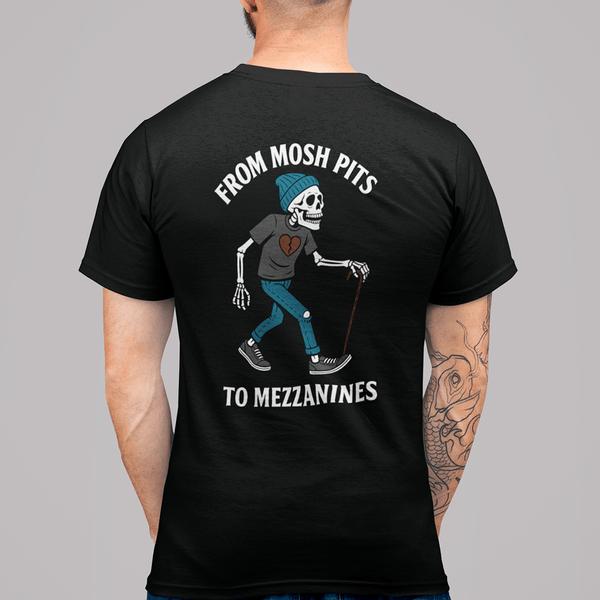 From Mosh Pits to Mezzanines Tee