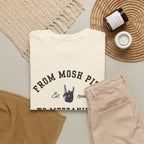 From Mosh Pits To Mezzanines Varsity Tee