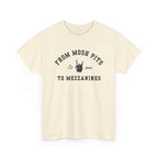 From Mosh Pits To Mezzanines Varsity Tee S / Natural