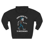 From Moshpits to Mezzanines Hoodie UK Black / S