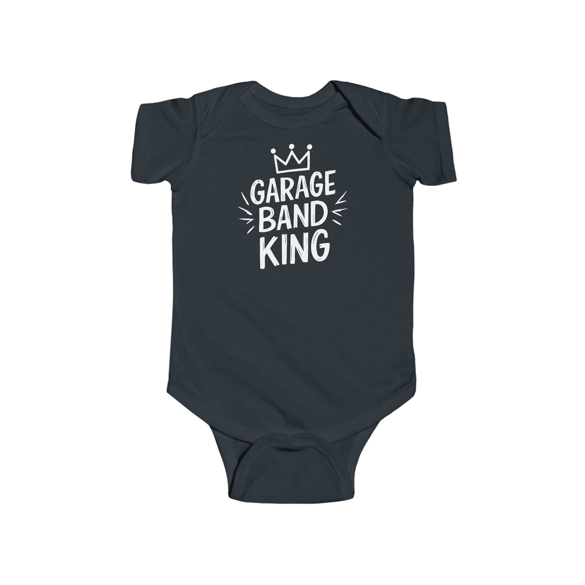 Garage Band King - Onesie UK Black / NB (0-3M)
