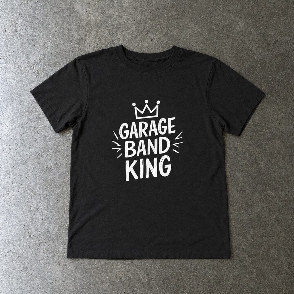 Garage Band King - Toddler Tee UK Black / 2T