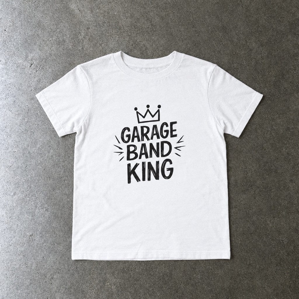 Garage Band King - Toddler Tee UK White / 2T