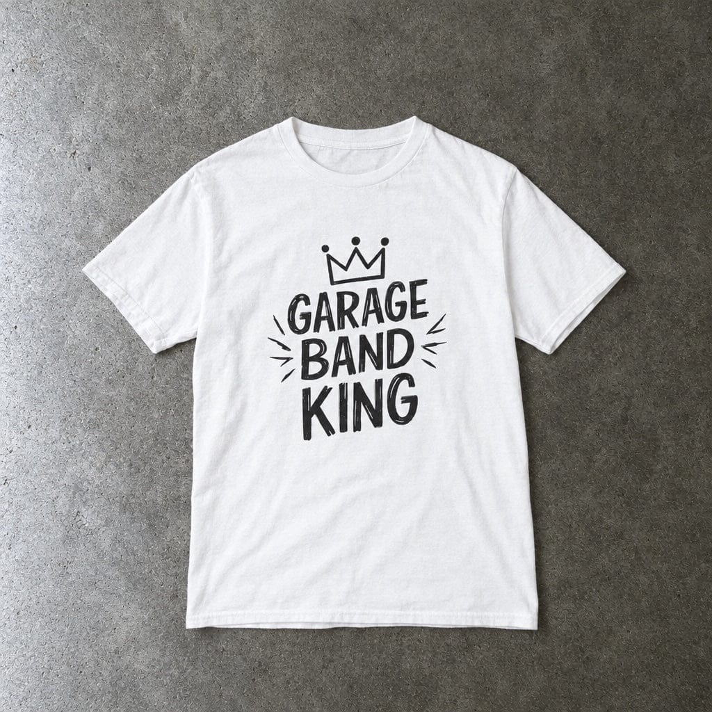 Garage Band King - Youth Tee UK XS / White